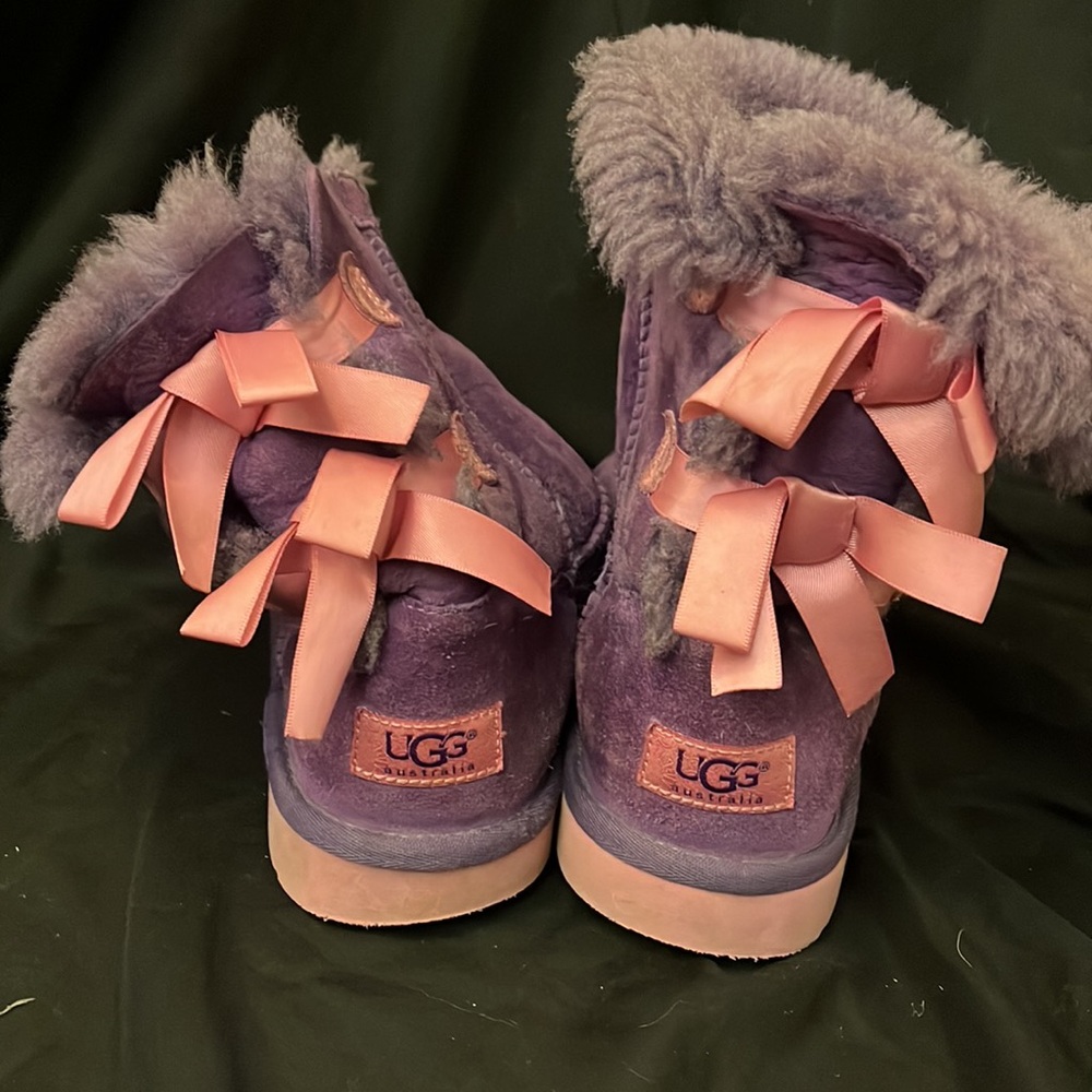 UGG Purple and Pink Boots Size 4